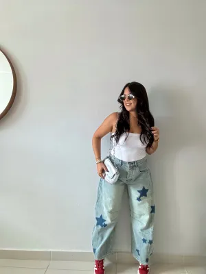 Star Barrel Jeans