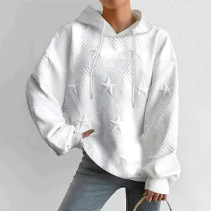 Star-embroidered women's Gisele hoodie