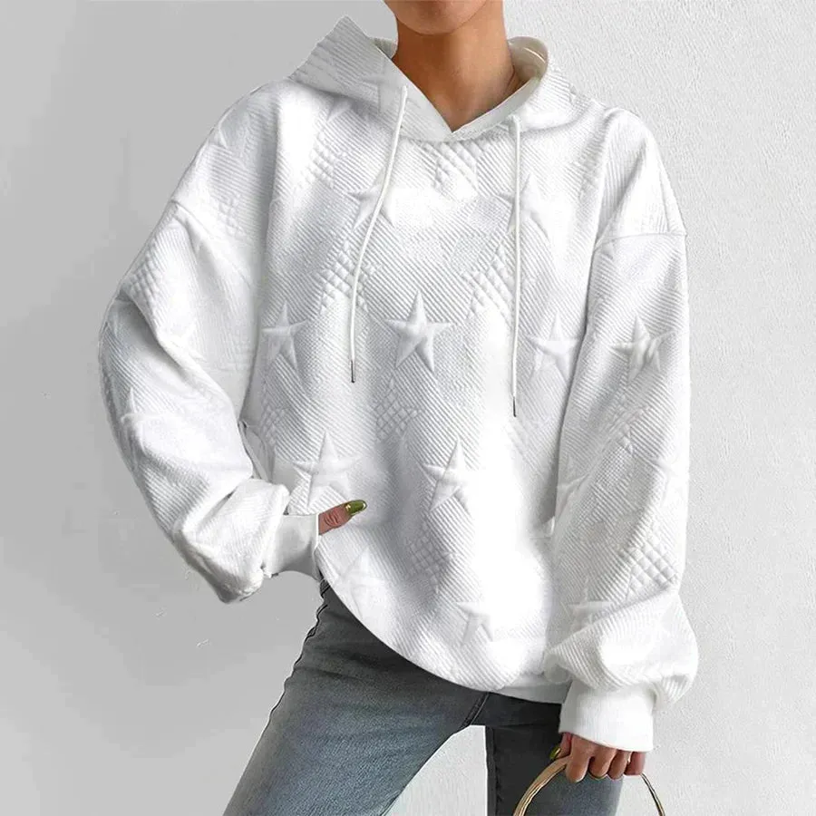 Star-embroidered women's Gisele hoodie