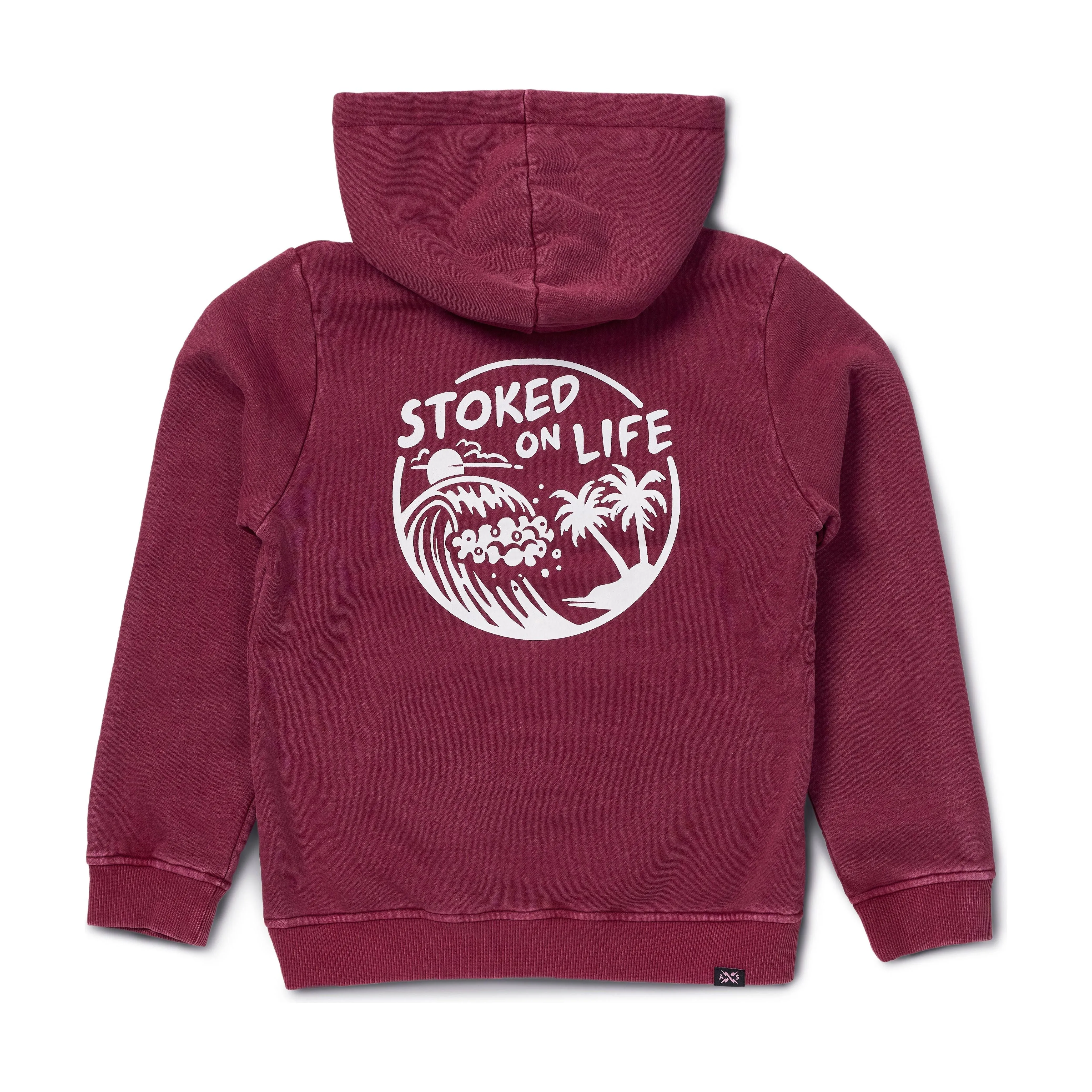 Stoked Hoodie - Burgundy