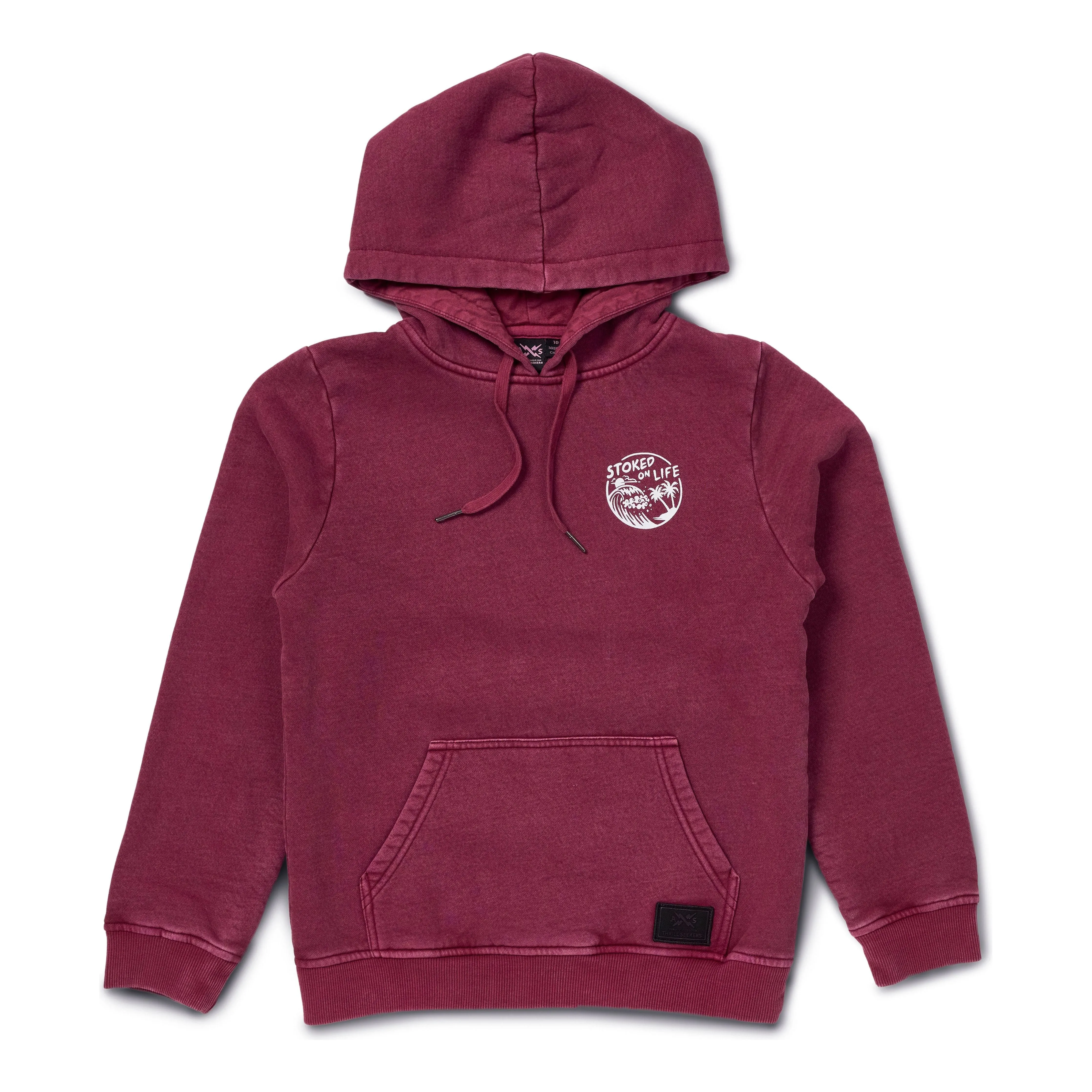 Stoked Hoodie - Burgundy