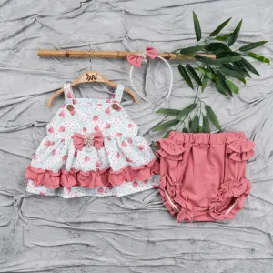 Strawberry Baby Girl Dress