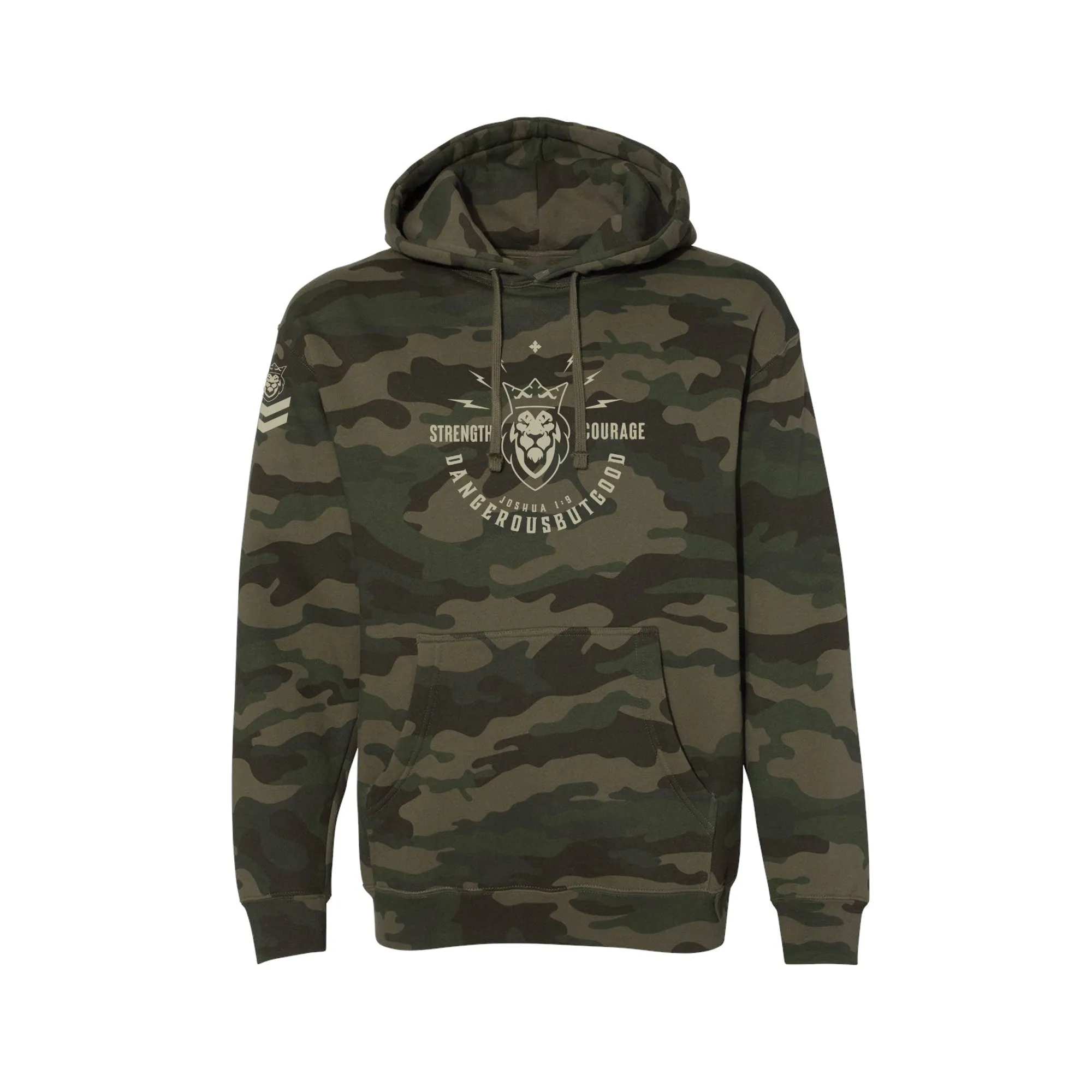 Strength & Courage Heavy Weight Hoodie
