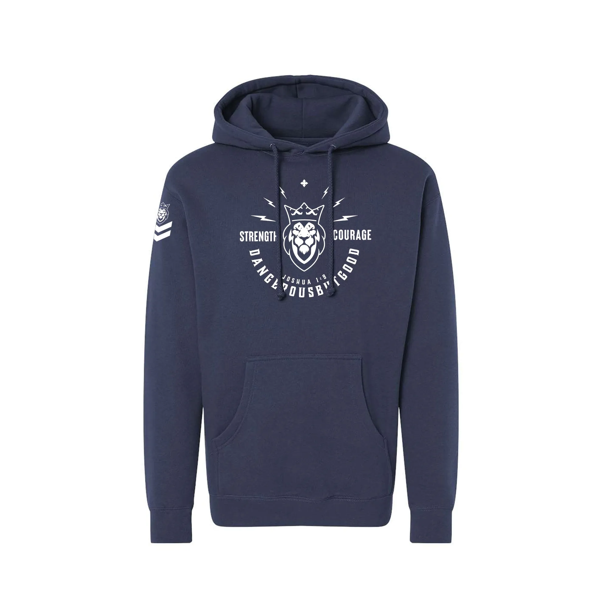 Strength & Courage Heavy Weight Hoodie