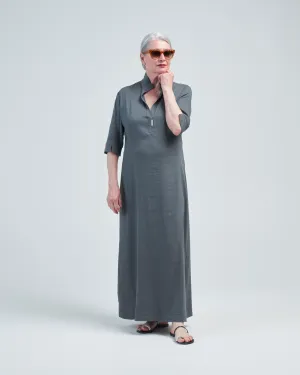 stretch linen casa dress