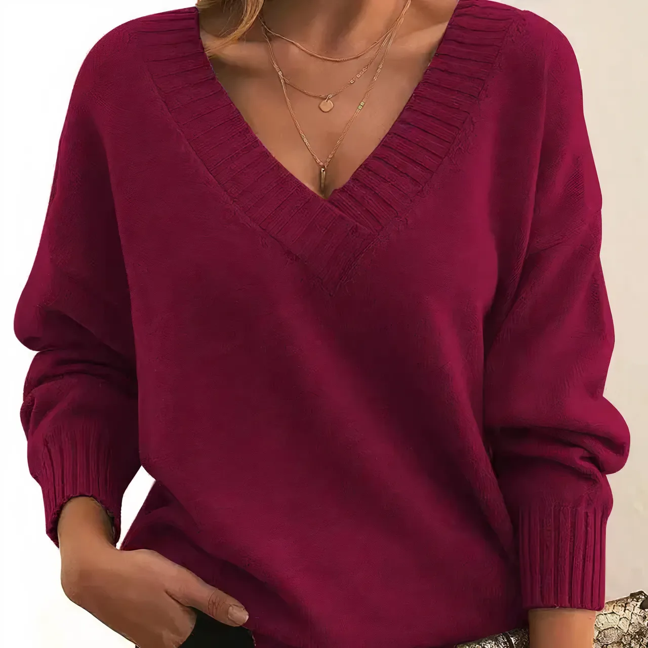 Stylish cashmere sweater for autumn