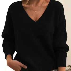 Stylish cashmere sweater for autumn