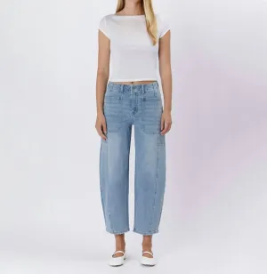 Super High Rise Barrel Jeans In Accomplishments