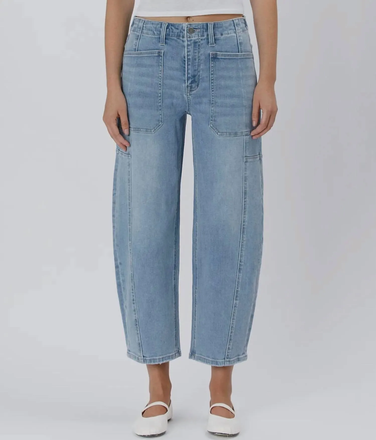 Super High Rise Barrel Jeans In Accomplishments
