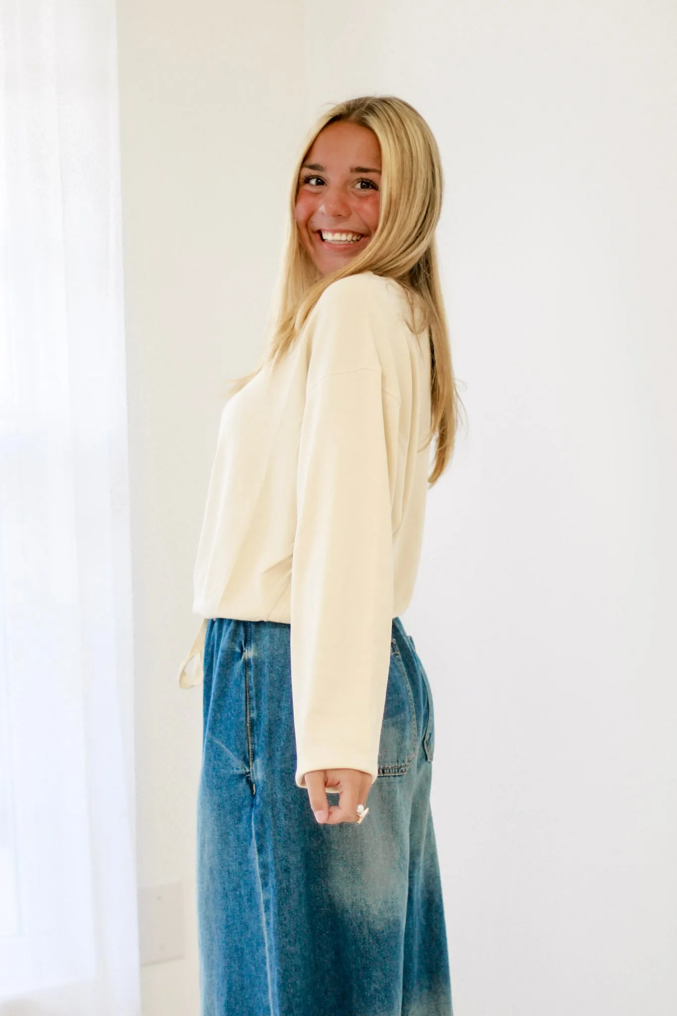 Take It Easy Sweatshirt in Alpaca