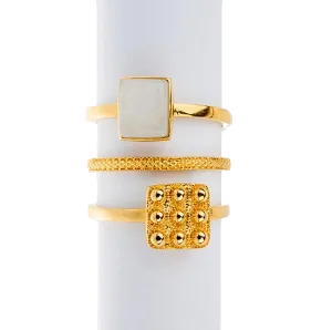 Telsom Quartz Stackable | 4-IN-1 Ring