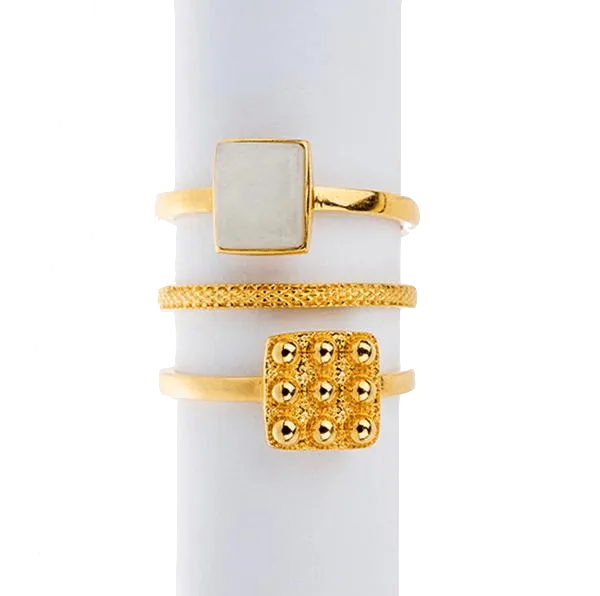 Telsom Quartz Stackable | 4-IN-1 Ring