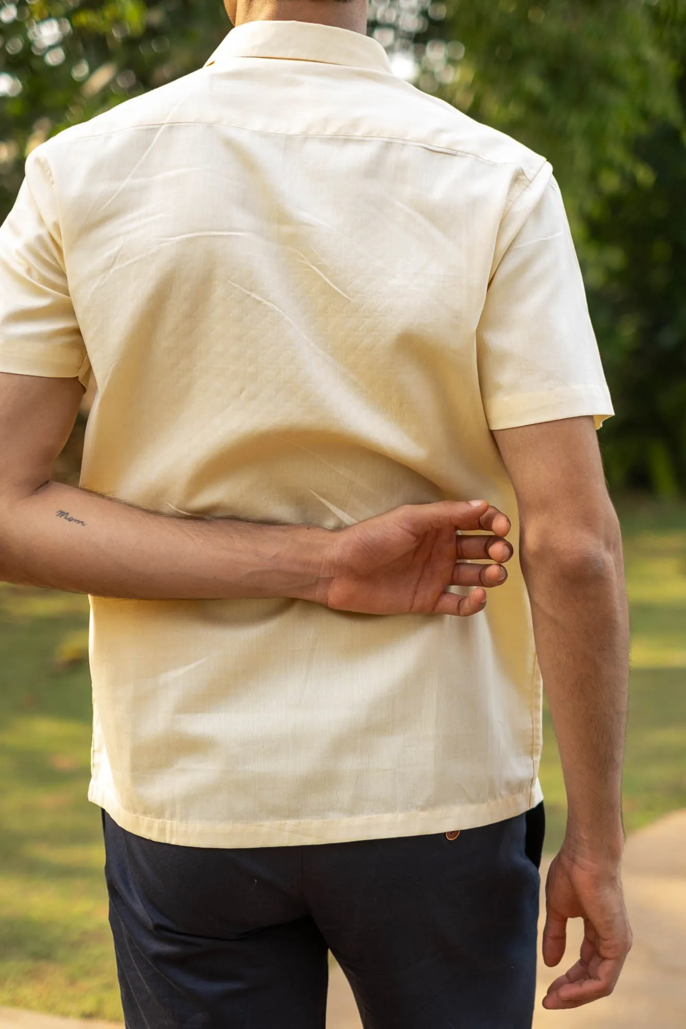 The Egyptian Cotton Double Pocket Shirt | Short Sleeve