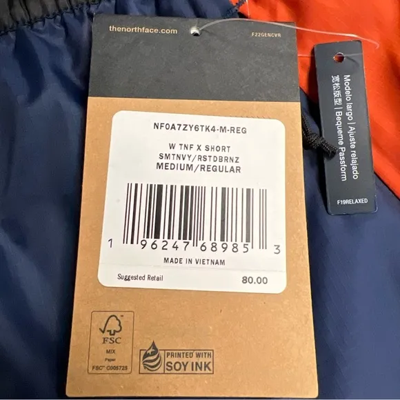 The North Face TNFX Navy Blue Windwall Shorts Women’s Size Medium NWT $80