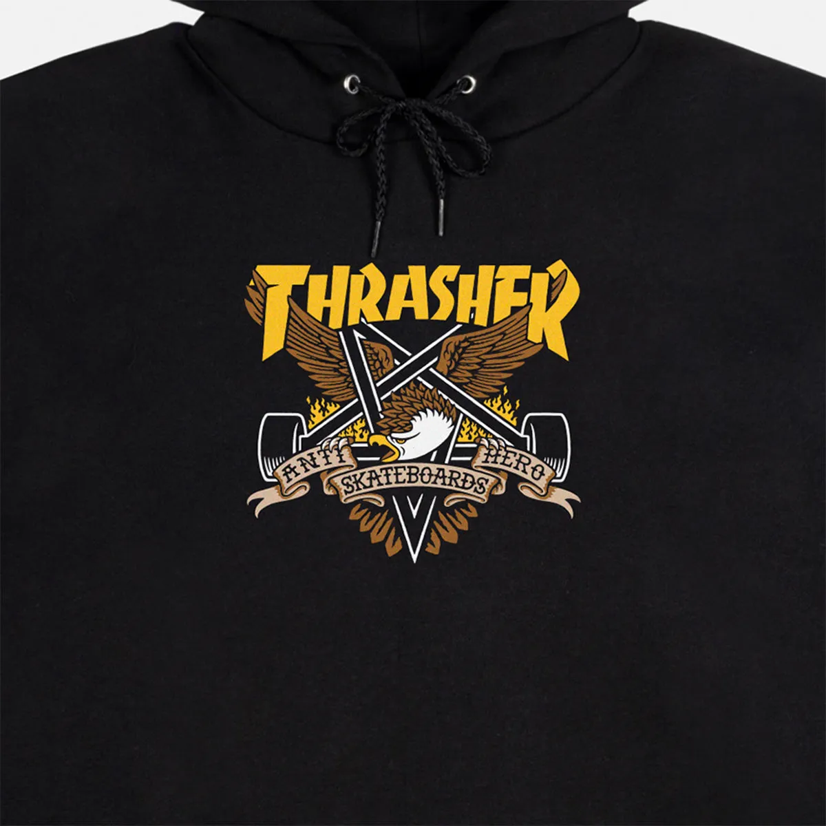 Thrasher - Anti Hero Eaglegram Hoodie Black
