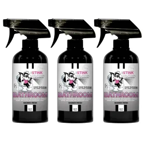 Three Pack - Two Bathroom Odor Eliminating Sprays   One Spray of Choice 16 oz