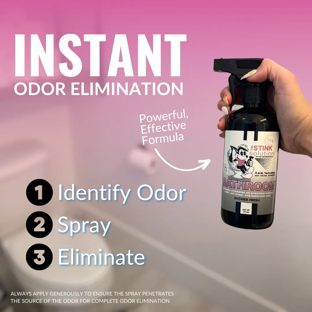 Three Pack - Two Bathroom Odor Eliminating Sprays   One Spray of Choice 16 oz