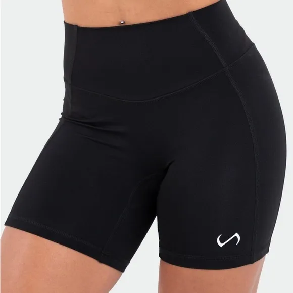 TLF Hyper Power High Waisted Gym Shorts in black in Medium