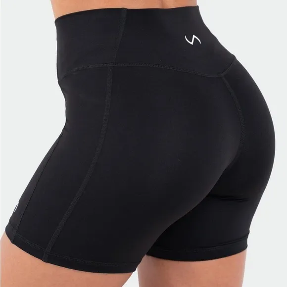 TLF Hyper Power High Waisted Gym Shorts in black in Medium