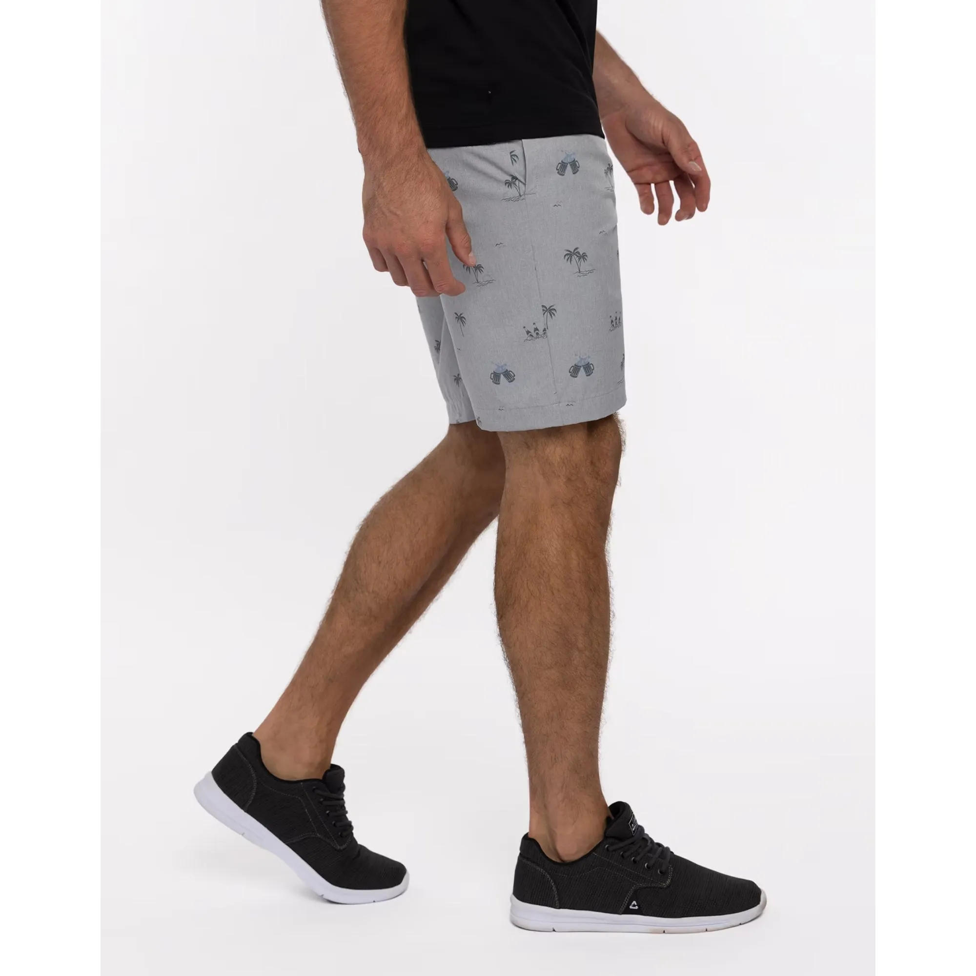 TRAVIS MATHEW MENS STRAIGHT SHOT SHORT - HEATHER SLEET