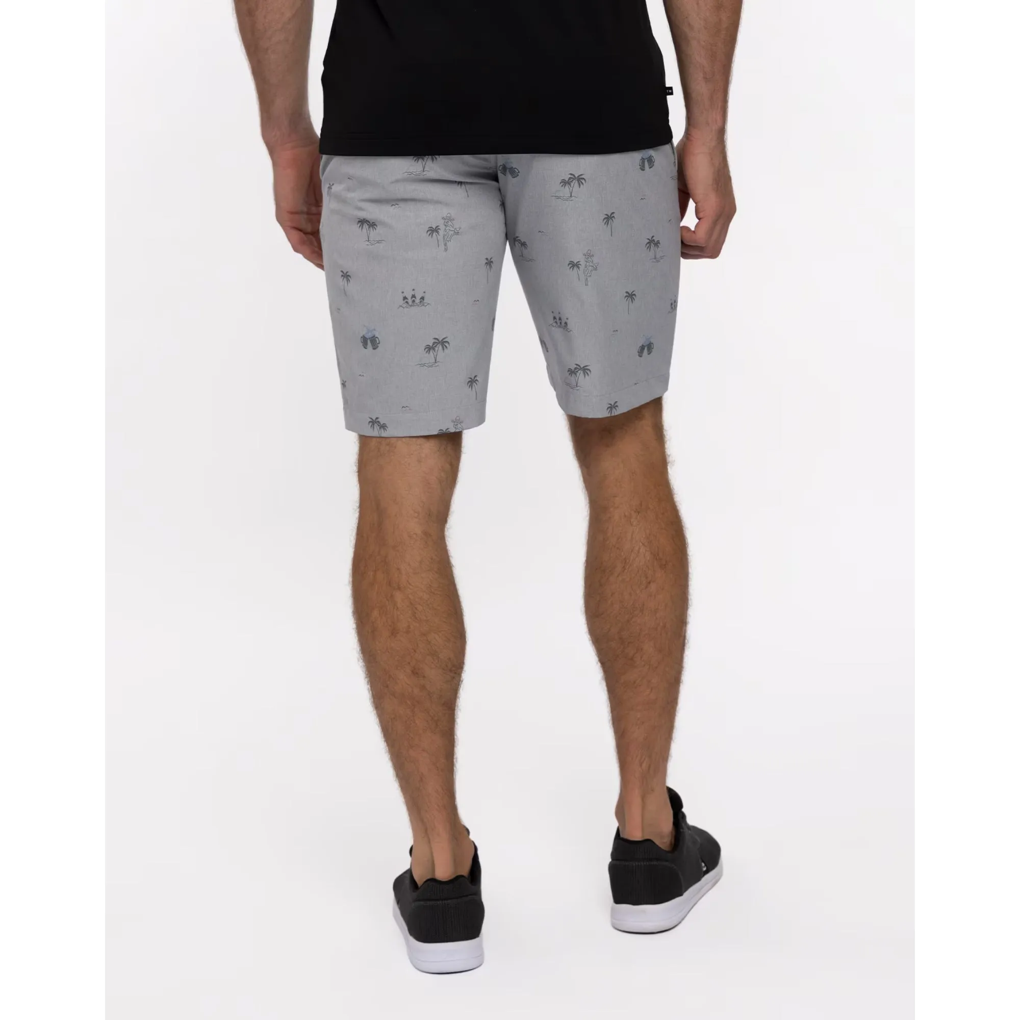 TRAVIS MATHEW MENS STRAIGHT SHOT SHORT - HEATHER SLEET