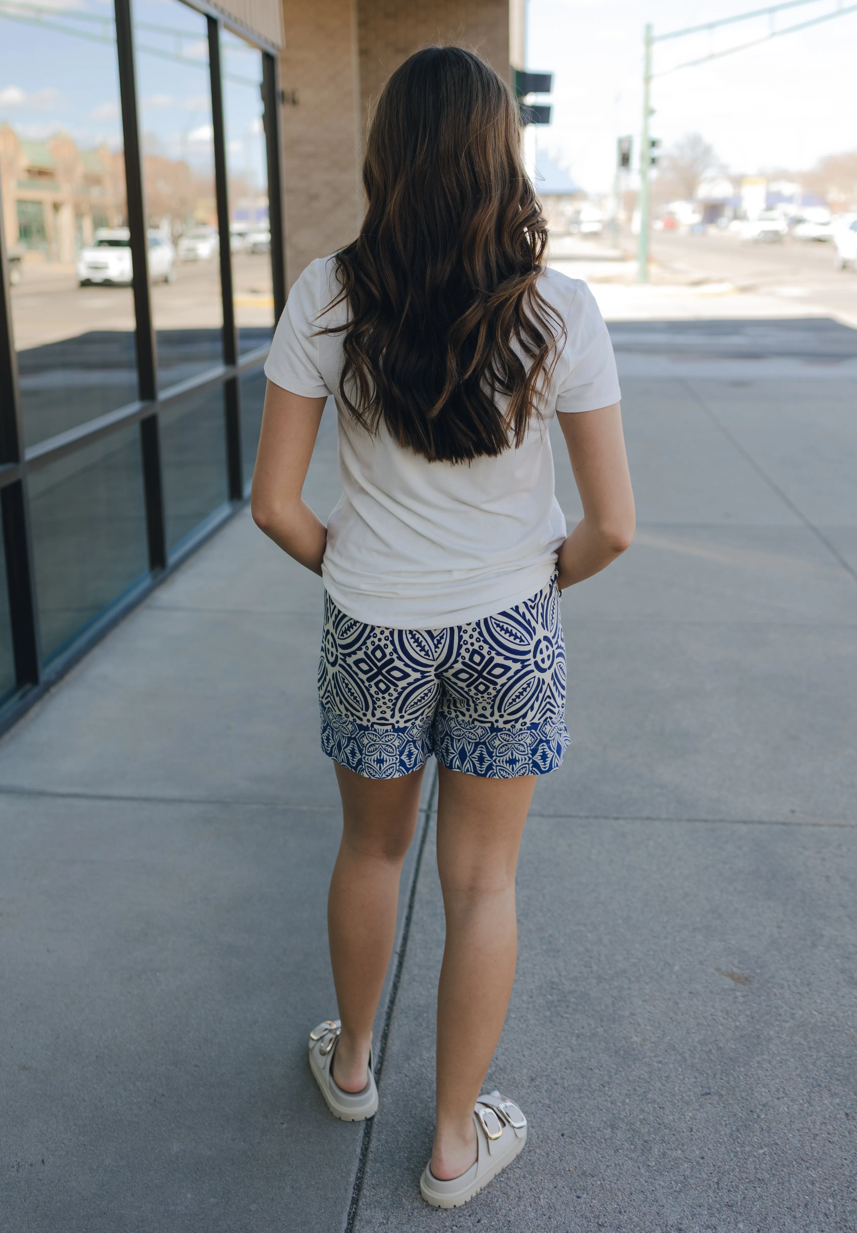 Tribal Pull On Short w/ Front Pleats