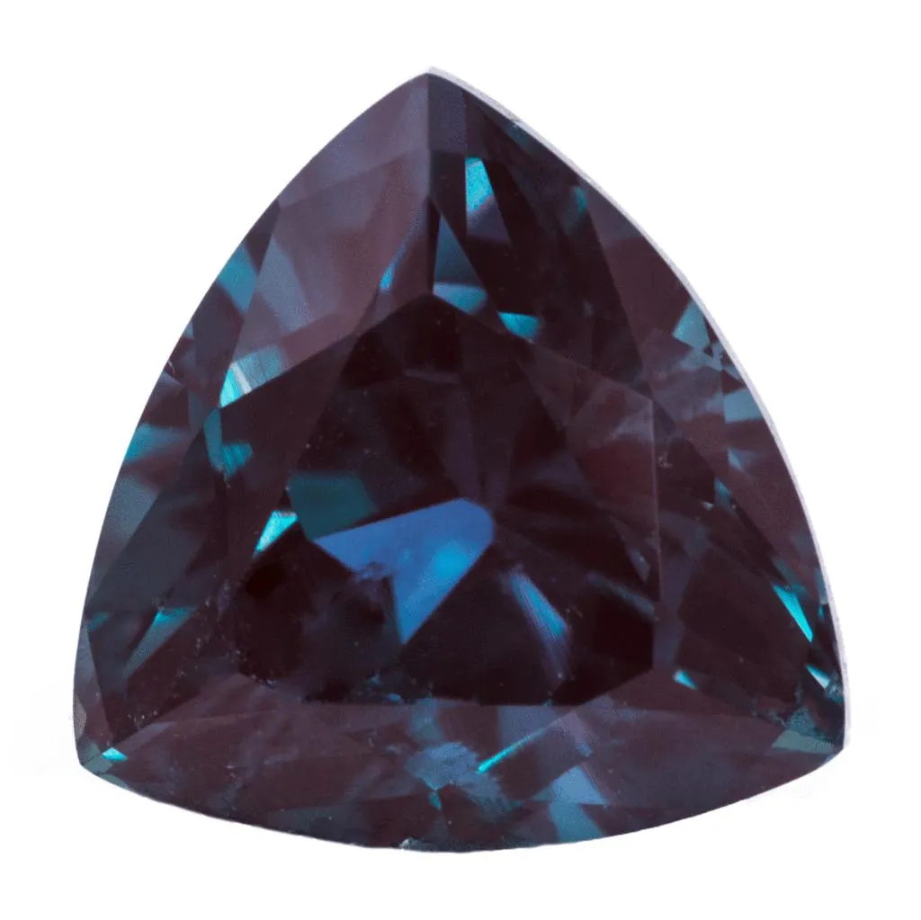 Trillion Chatham Lab-Grown Alexandrite Gems