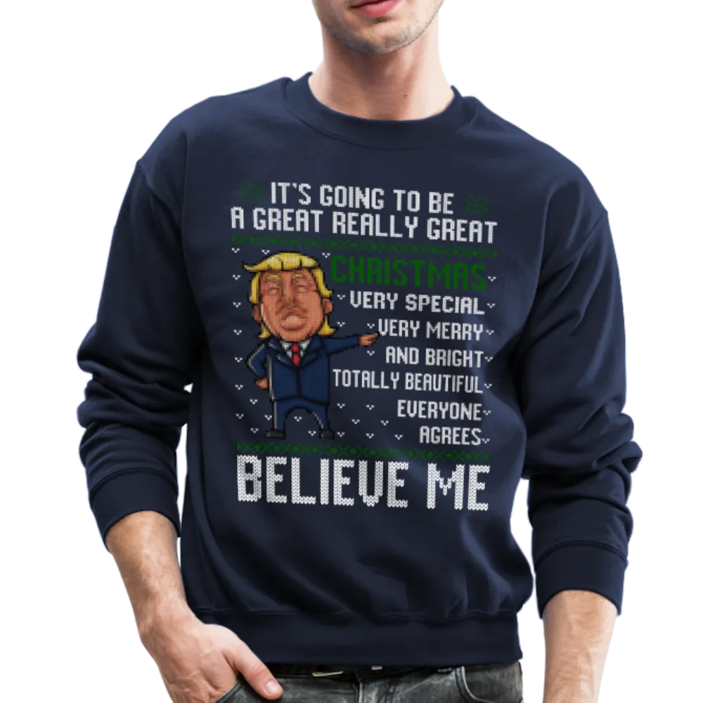 Trump Ugly Sweather Crewneck Sweatshirt (CK1646)