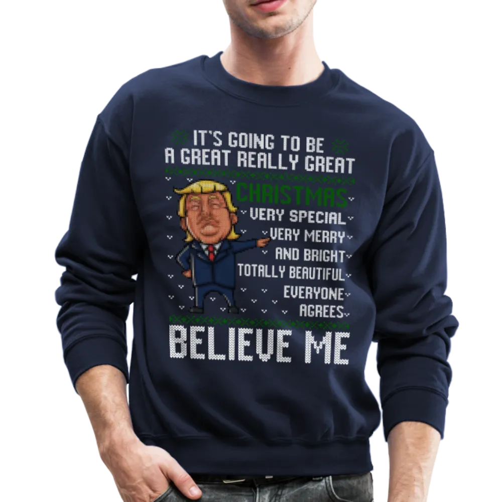 Trump Ugly Sweather Crewneck Sweatshirt (CK1646)