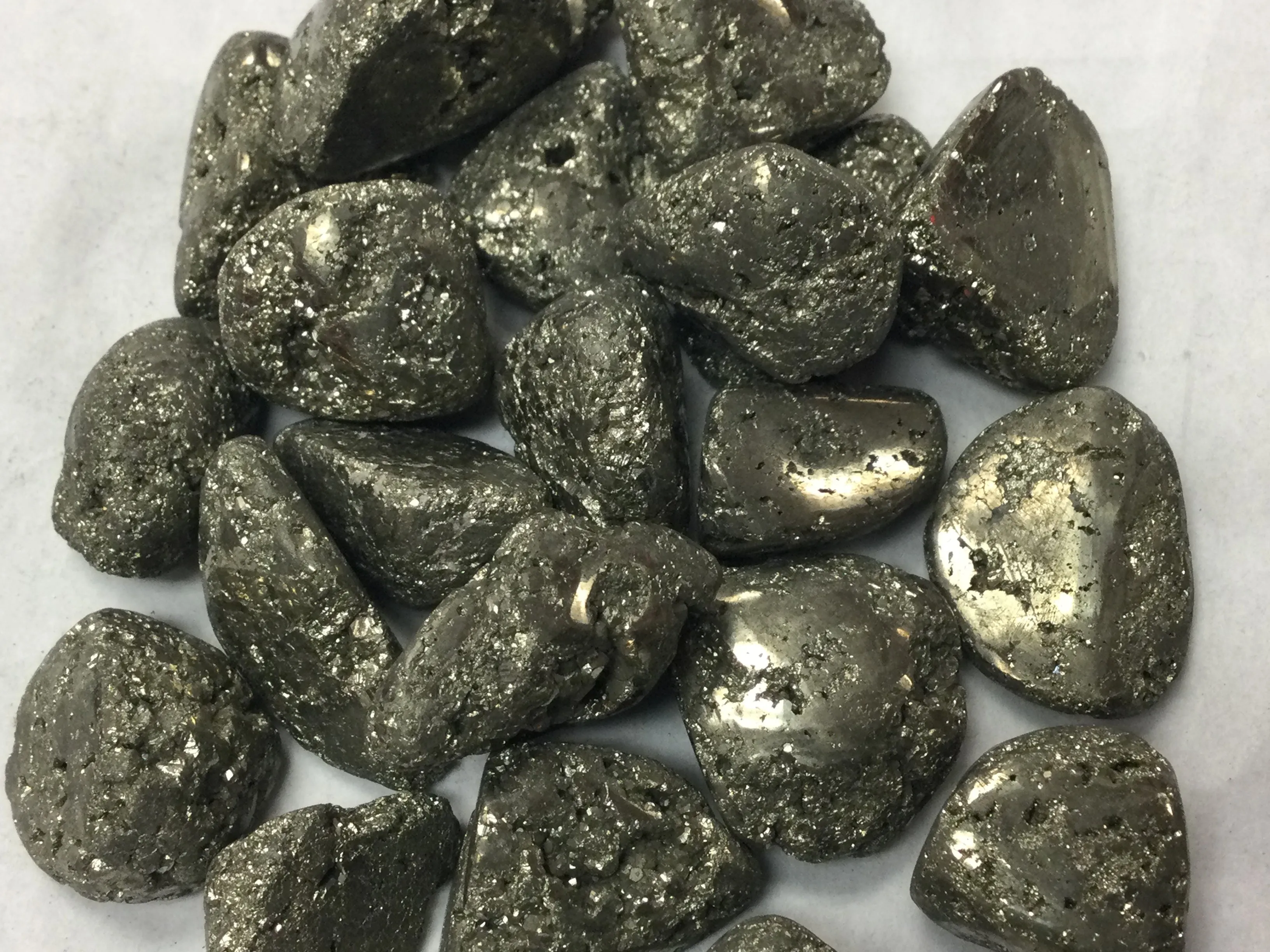 Tumbled Pyrite