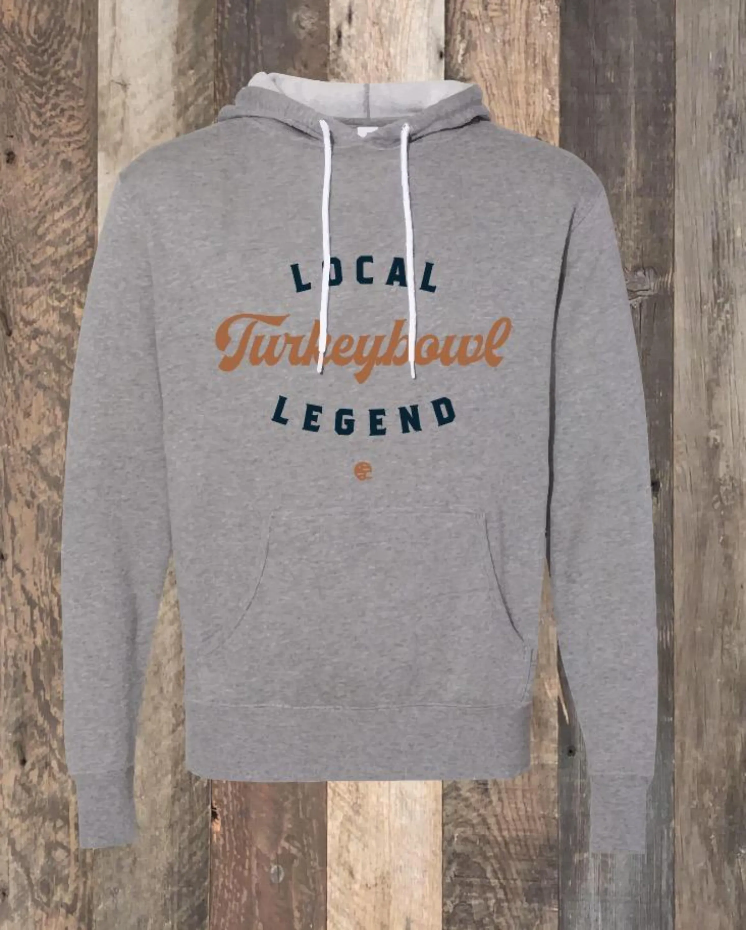Turkey Bowl Legend Hoodie - Heather Grey