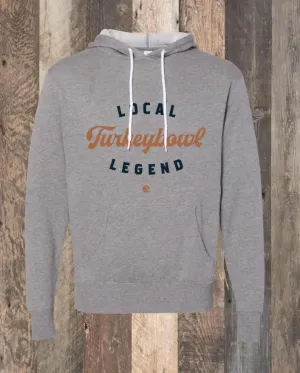 Turkey Bowl Legend Hoodie - Heather Grey
