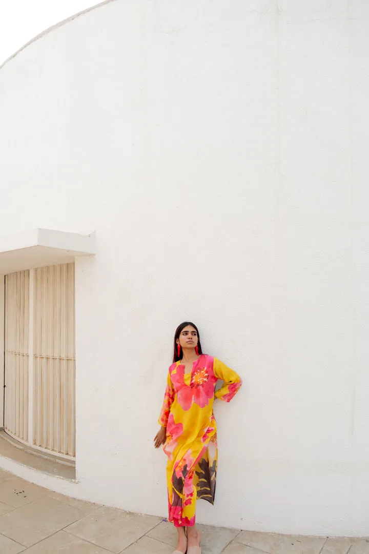 Tuscany Flowers Kurta