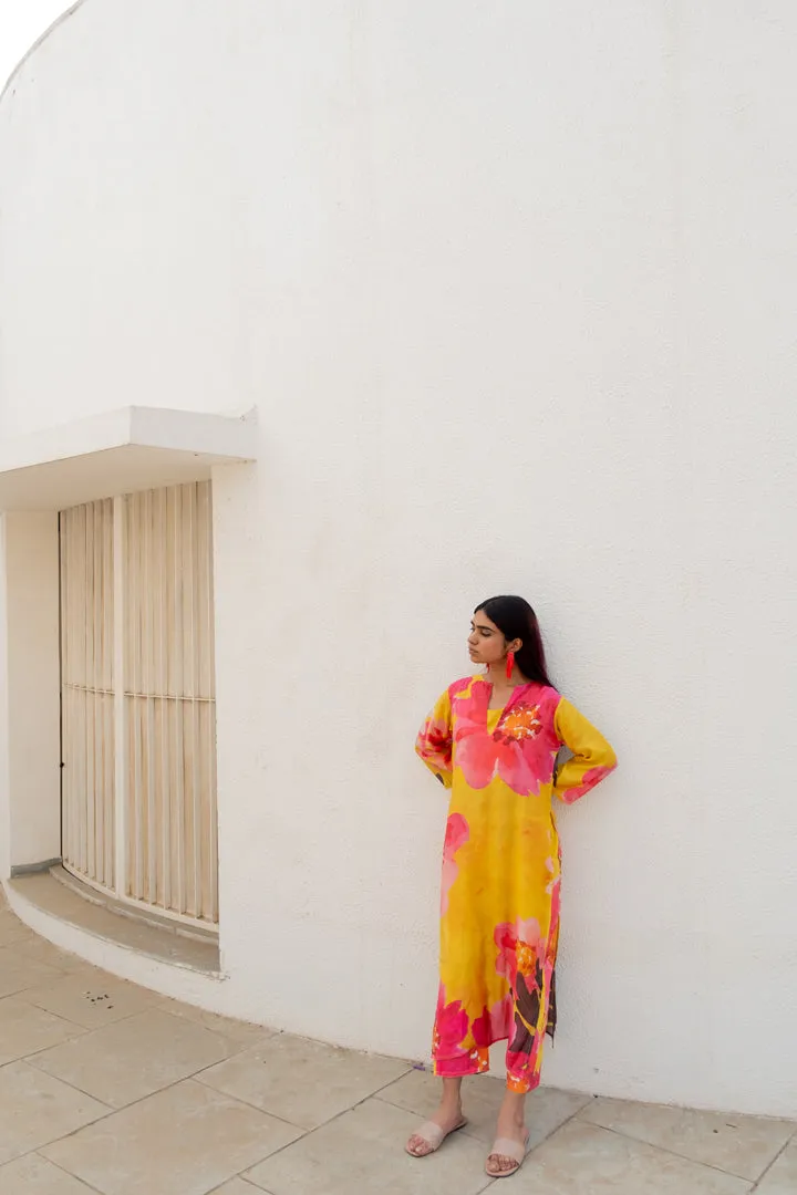 Tuscany Flowers Kurta