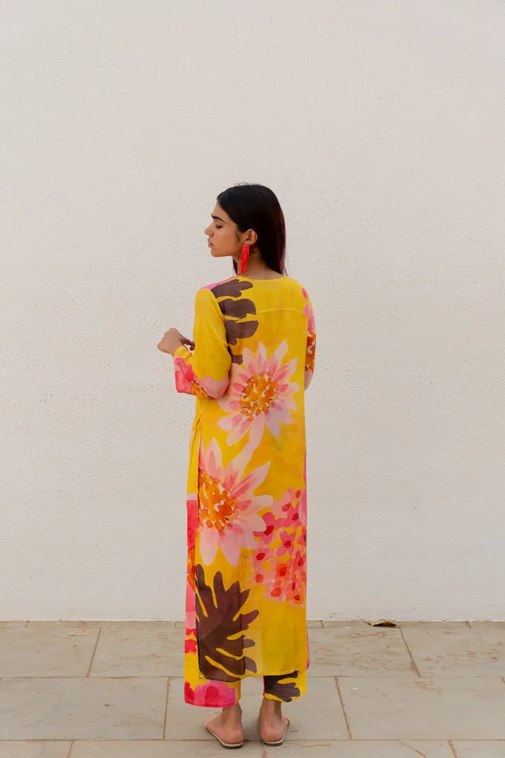 Tuscany Flowers Kurta