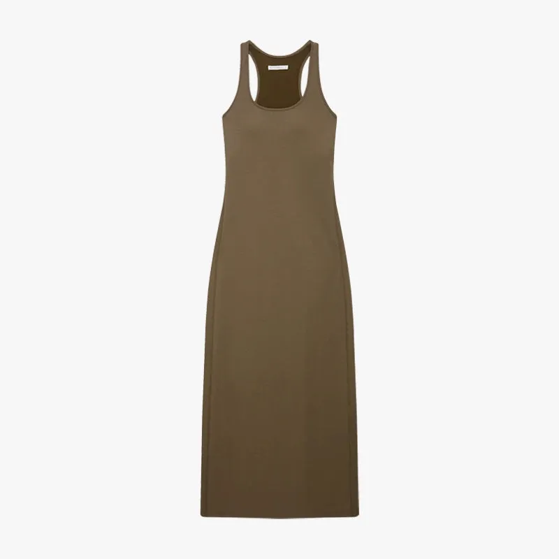 Ultra-long Sleeveless Racerback Dress