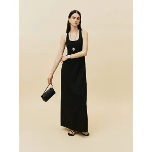 Ultra-long Sleeveless Racerback Dress