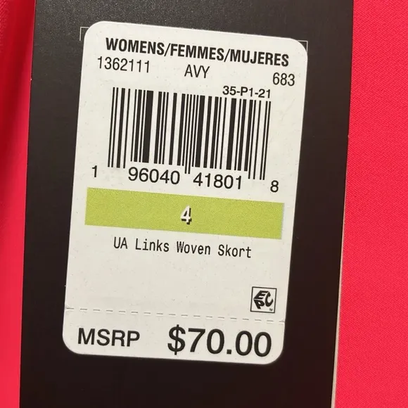Under Armour Golf/Tennis/Pickleball Skort NWT!