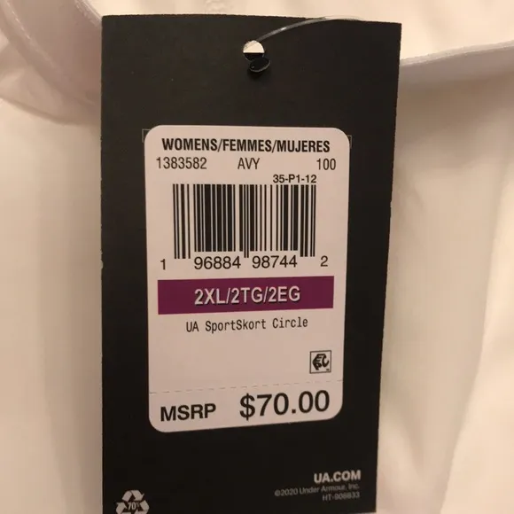 Under Armour Golf/Tennis/Pickleball Skort NWT!