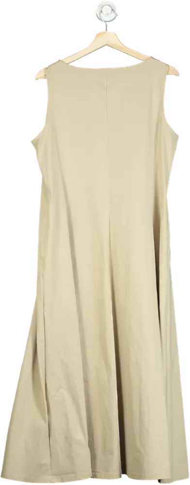 UNIQLO Beige Airism Sleeveless A-Line Dress UK XL