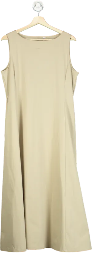 UNIQLO Beige Airism Sleeveless A-Line Dress UK XL