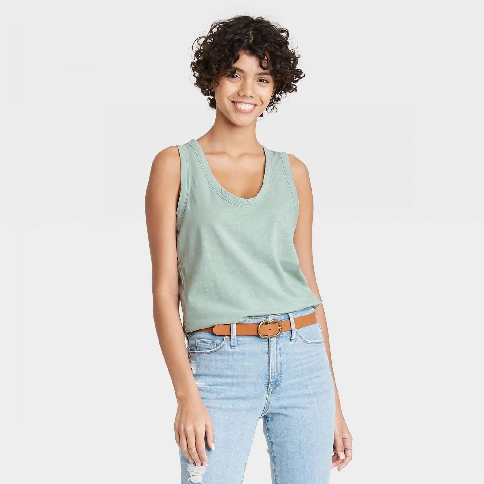 Universal Thread Women's Tank Top Light Green Small