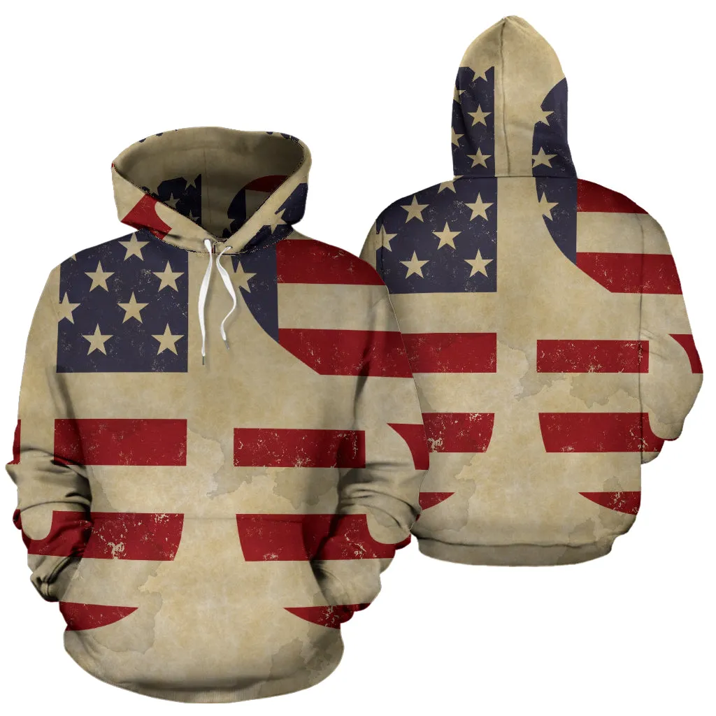 USA Flag Patriotic Hoodie