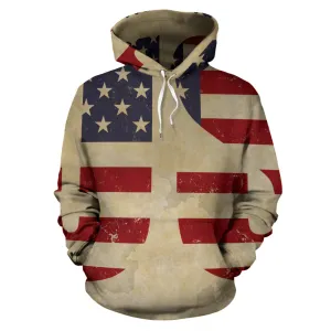 USA Flag Patriotic Hoodie