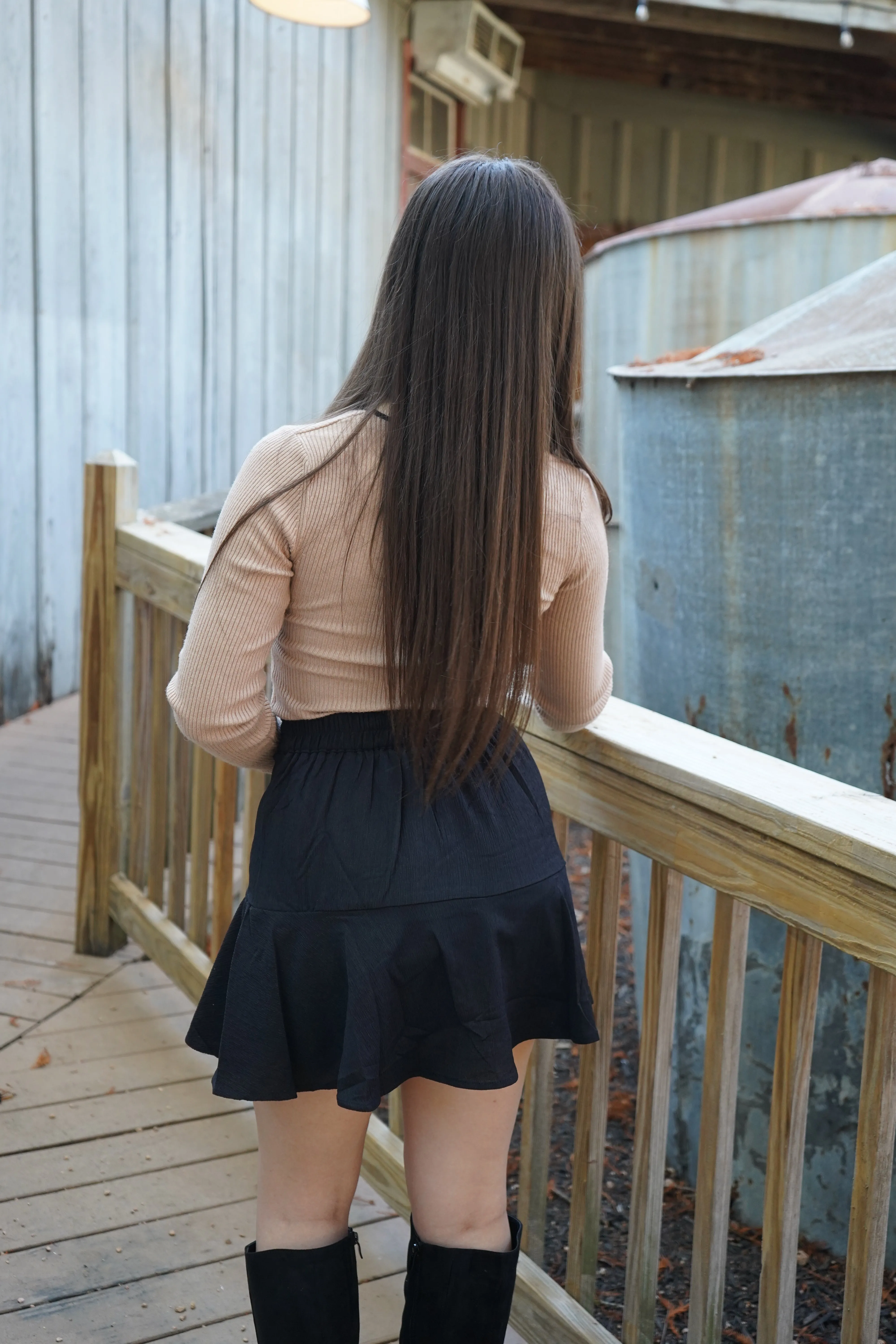 Vanessa Textured Skort