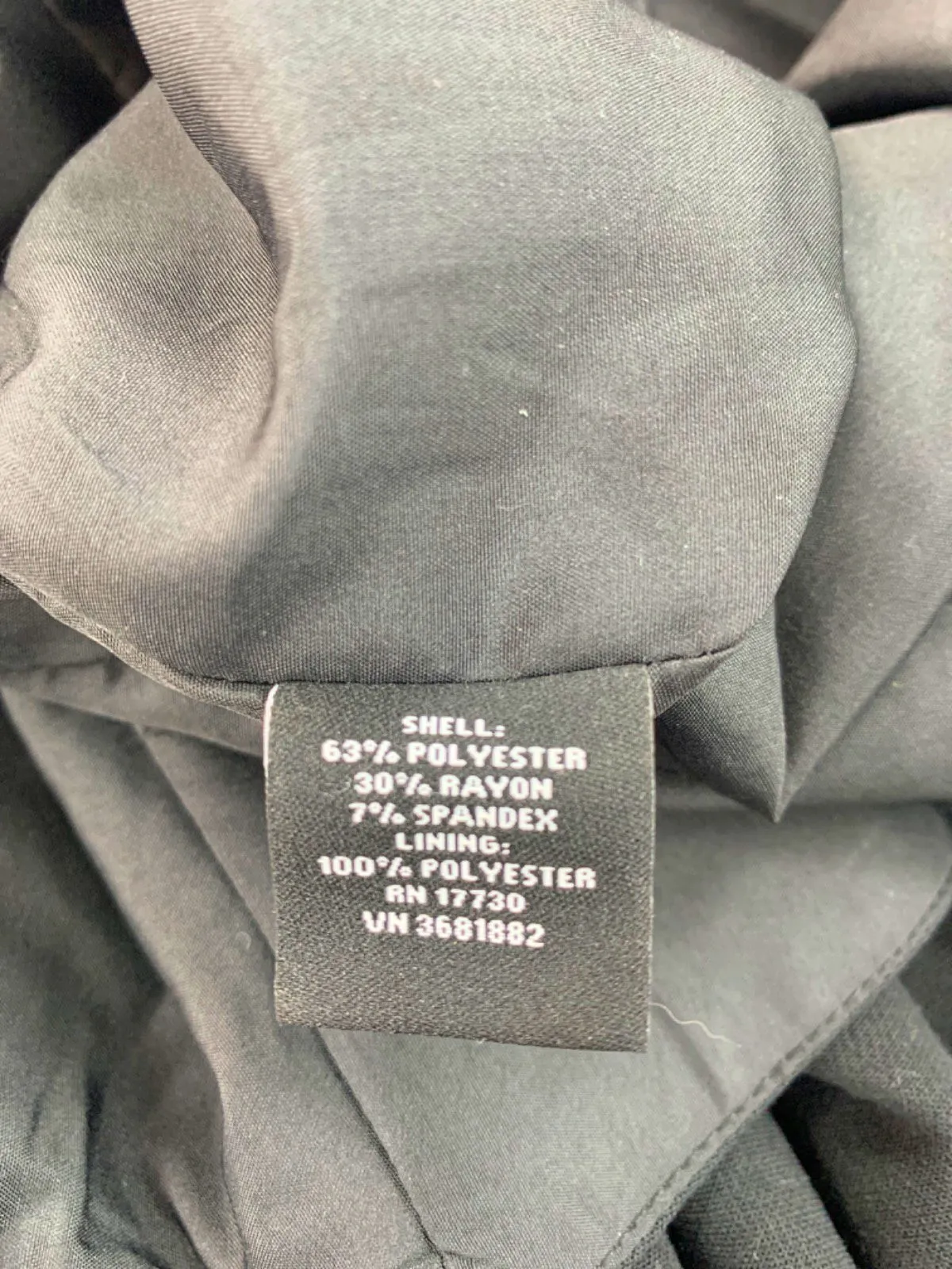 Victoria Beckham x Target Black Scalloped One Shoulder Dress UK S