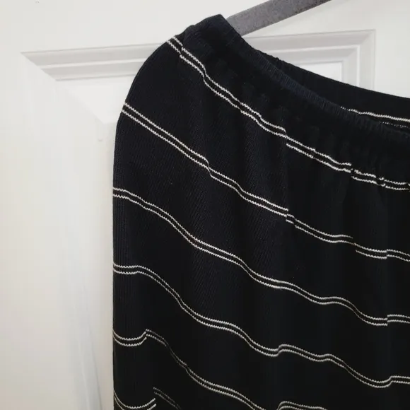 VINCE Double Chalk Stripe Drawstring Shorts