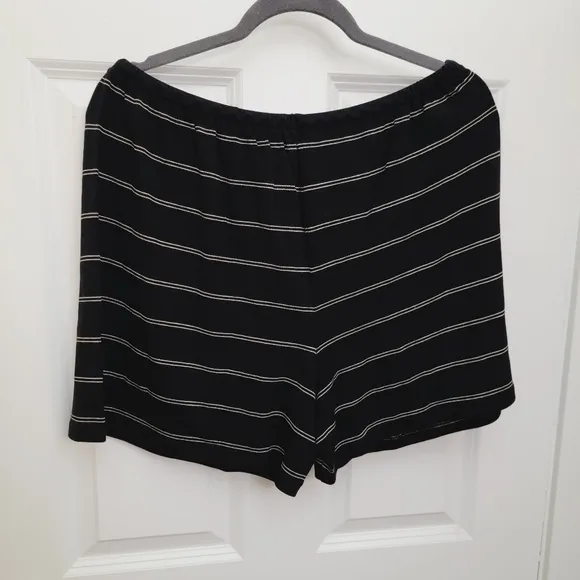 VINCE Double Chalk Stripe Drawstring Shorts