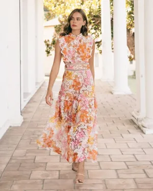Vintage Floral Crochet Dress by Ebby & I