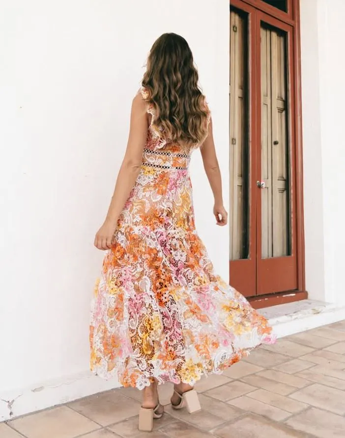 Vintage Floral Crochet Dress by Ebby & I
